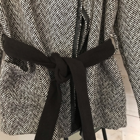 Fresh New York Women’s Wool Blend Belted Coat M - Picture 9 of 12